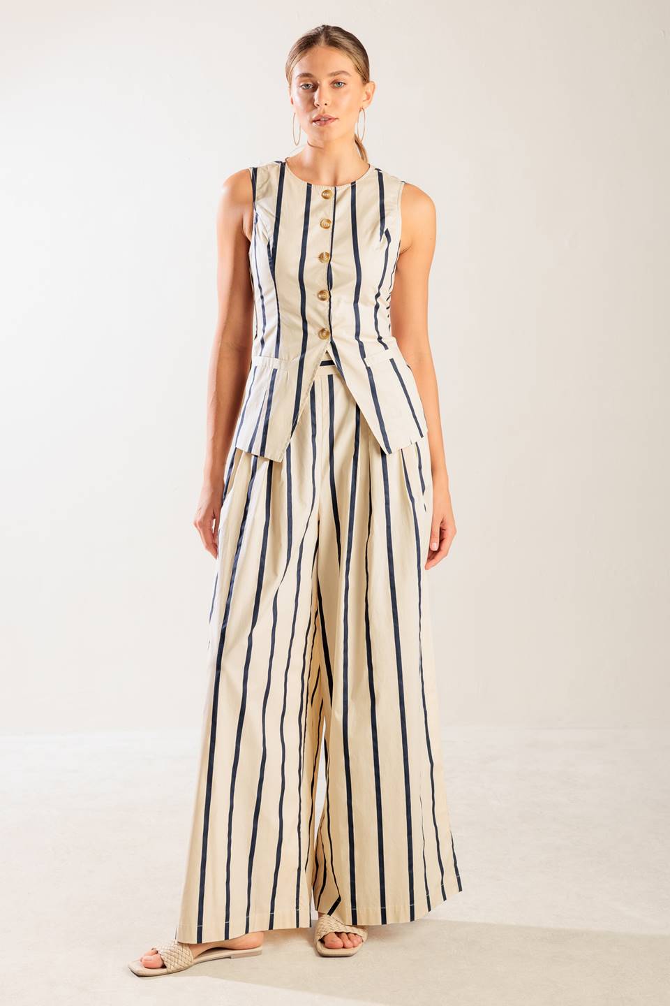 Conjunto claudette rayas